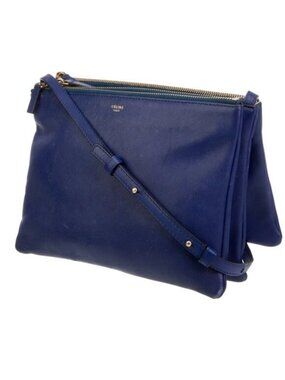 Celine Leather Trio Large Crossbody